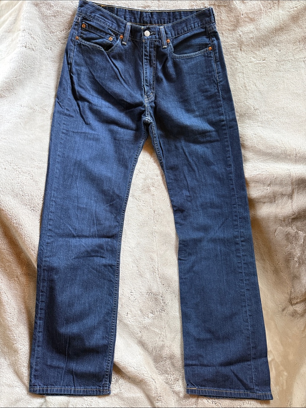 Levi's 514 Classic Straight Men's Jeans in Indigo Blue 33x34
